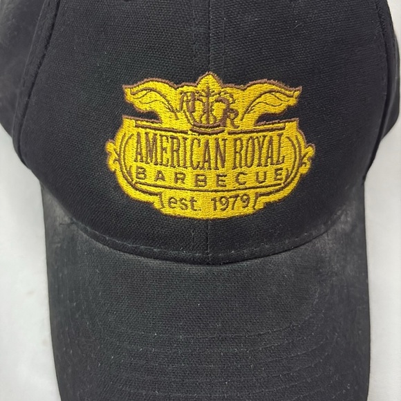 American Royal Barbecue Kansas City Missouri Strapback Hat Cap Black - Picture 4 of 12